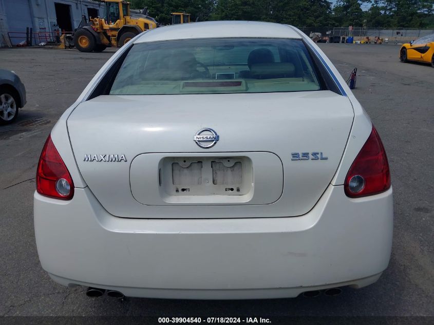 2005 Nissan Maxima 3.5 Sl VIN: 1N4BA41E95C825697 Lot: 39904540