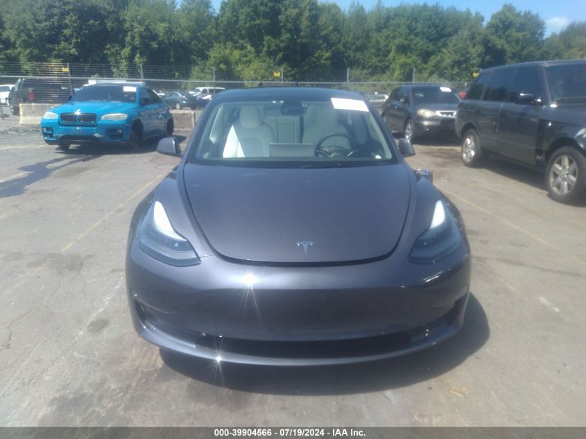 2023 Tesla Model 3 Performance Dual Motor All-Wheel Drive VIN: 5YJ3E1EC7PF712606 Lot: 39904566