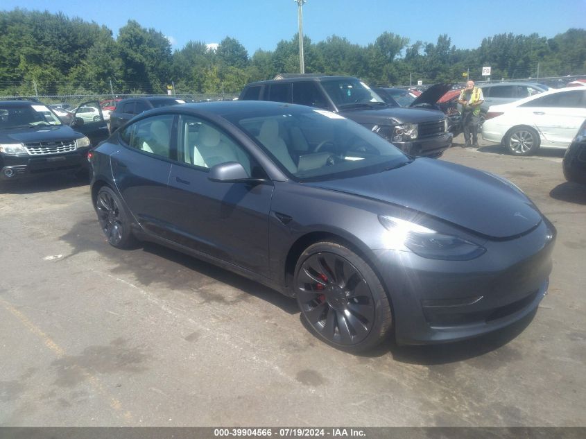 5YJ3E1EC7PF712606 2023 TESLA MODEL 3 - Image 1