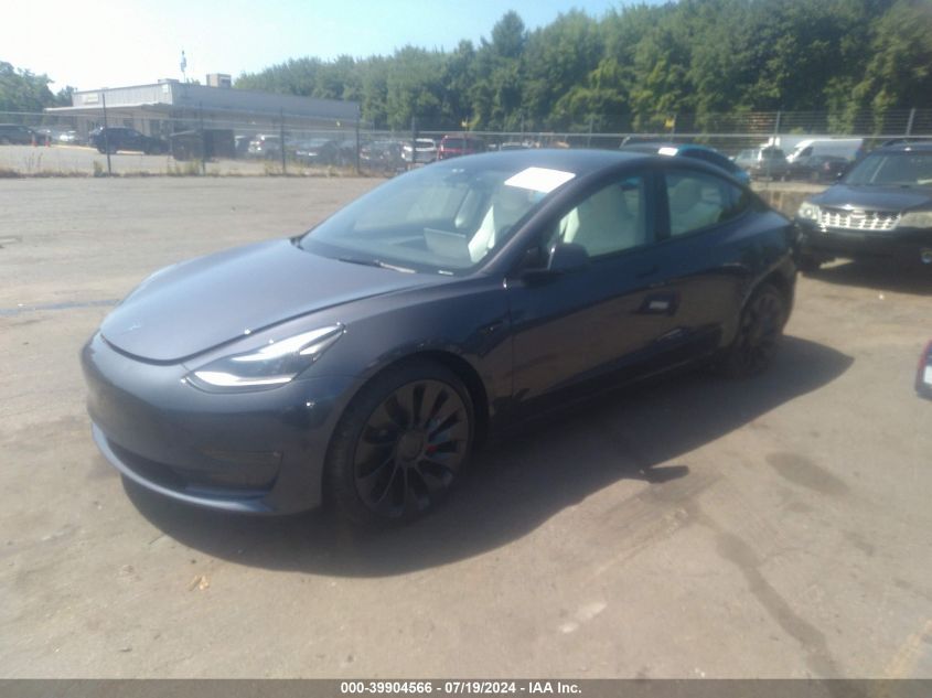 5YJ3E1EC7PF712606 2023 TESLA MODEL 3 - Image 2