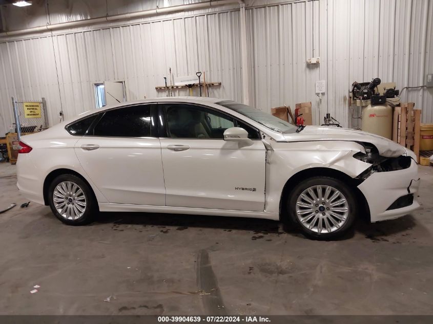 2013 Ford Fusion Hybrid Se VIN: 3FA6P0LU8DR235388 Lot: 39904639