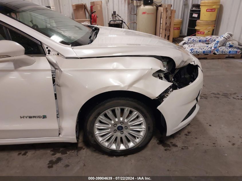 2013 Ford Fusion Hybrid Se VIN: 3FA6P0LU8DR235388 Lot: 39904639