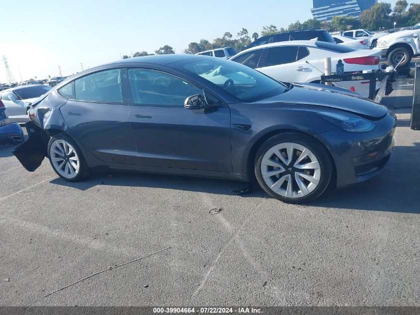 2021 Tesla Model 3 Standard Range Plus Rear-Wheel Drive VIN: 5YJ3E1EA5MF066010 Lot: 39904664