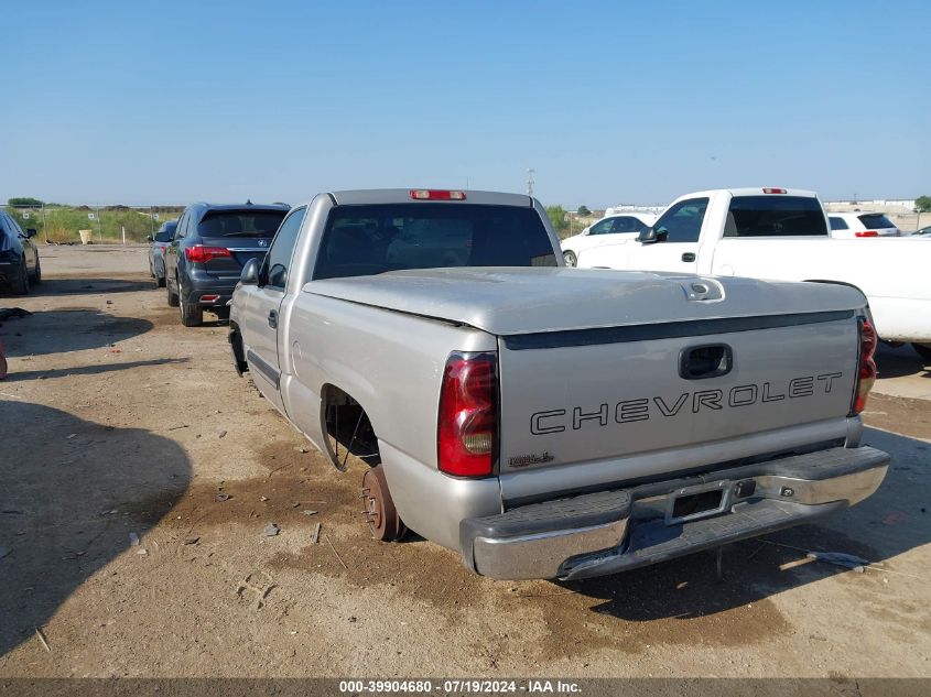 2005 Chevrolet Silverado 1500 C1500 VIN: 1GCEC14X55Z233823 Lot: 39904680