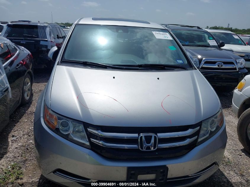 2014 Honda Odyssey Ex-L VIN: 5FNRL5H67EB057521 Lot: 39904691