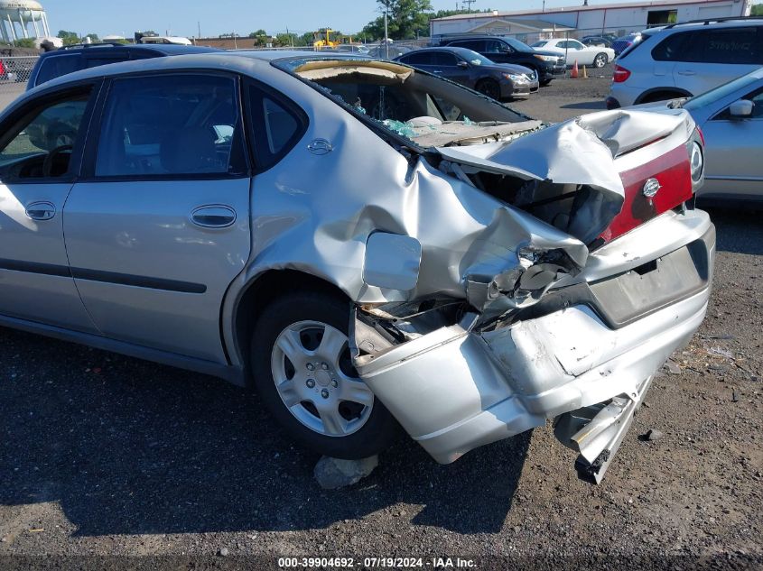 2004 Chevrolet Impala VIN: 2G1WF52E949340329 Lot: 39904692