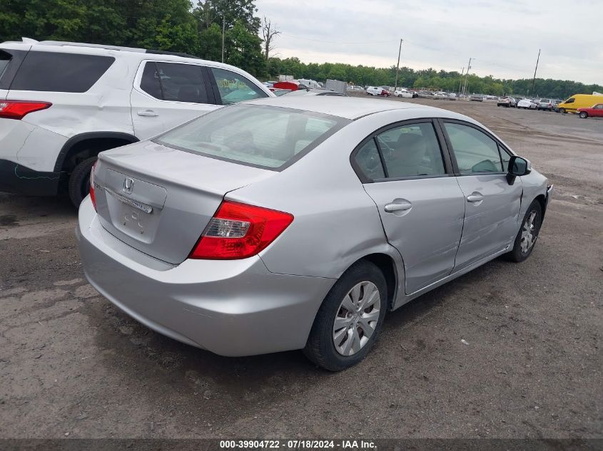 2012 Honda Civic Lx VIN: 19XFB2F53CE349569 Lot: 39904722