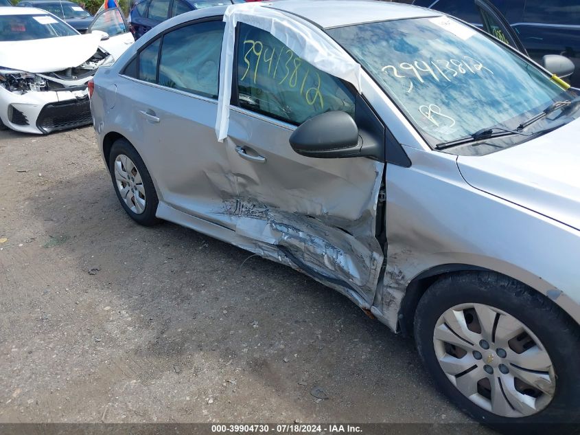 2012 Chevrolet Cruze Ls VIN: 1G1PC5SH6C7278413 Lot: 39904730