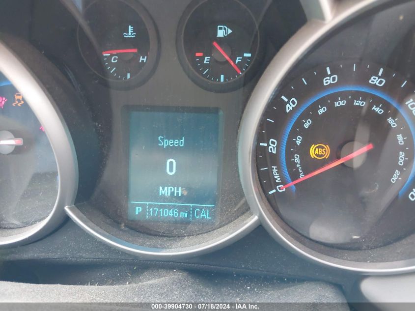 2012 Chevrolet Cruze Ls VIN: 1G1PC5SH6C7278413 Lot: 39904730