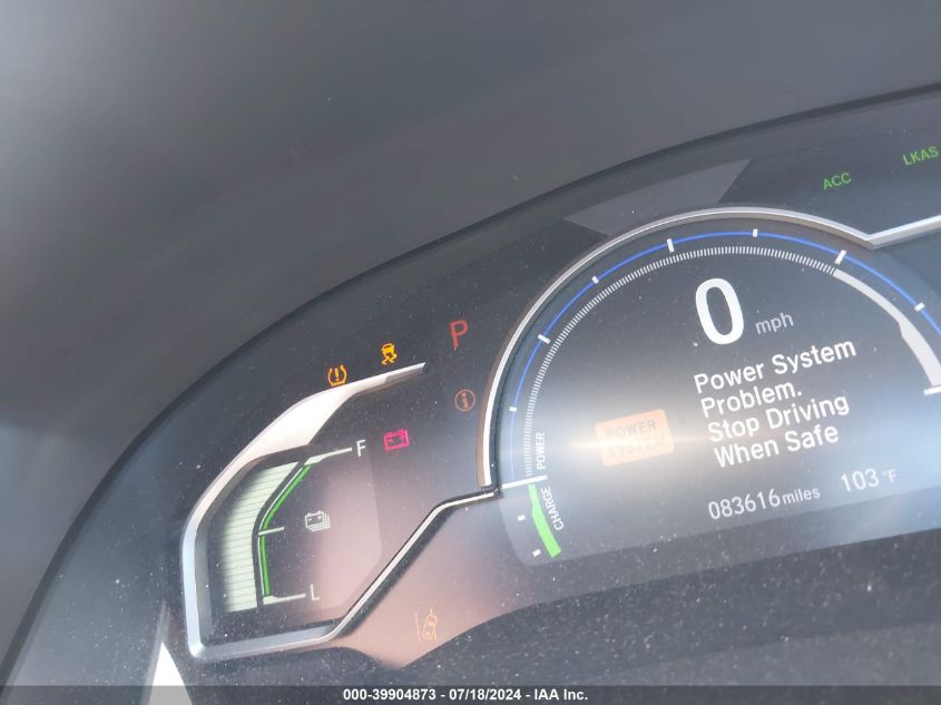 2021 Honda Clarity Plug-In Hybrid VIN: JHMZC5F12MC001214 Lot: 39904873