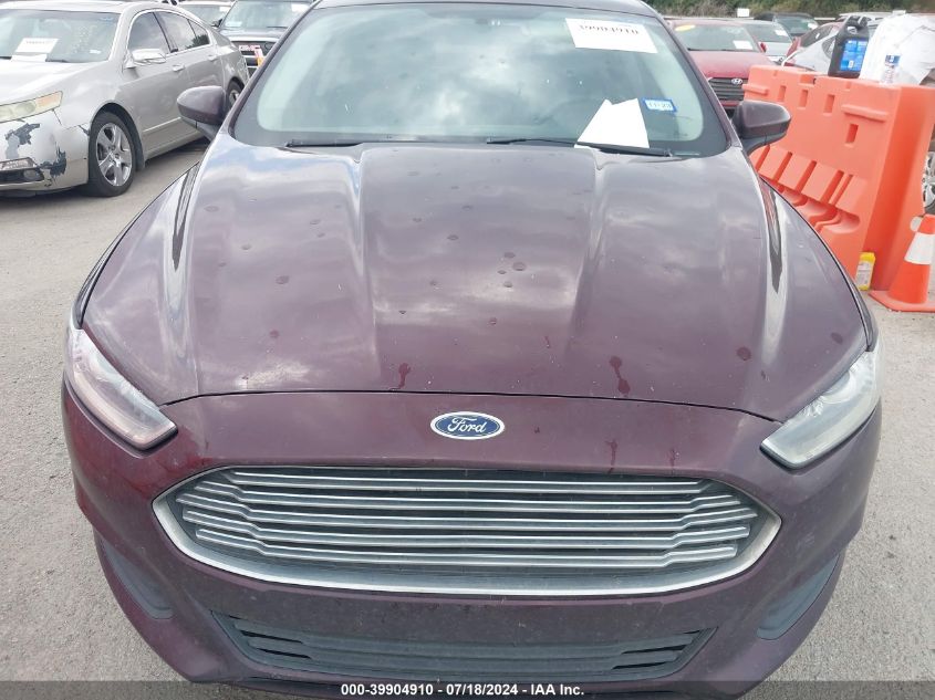 2013 Ford Fusion S VIN: 3FA6P0G78DR191459 Lot: 39904910