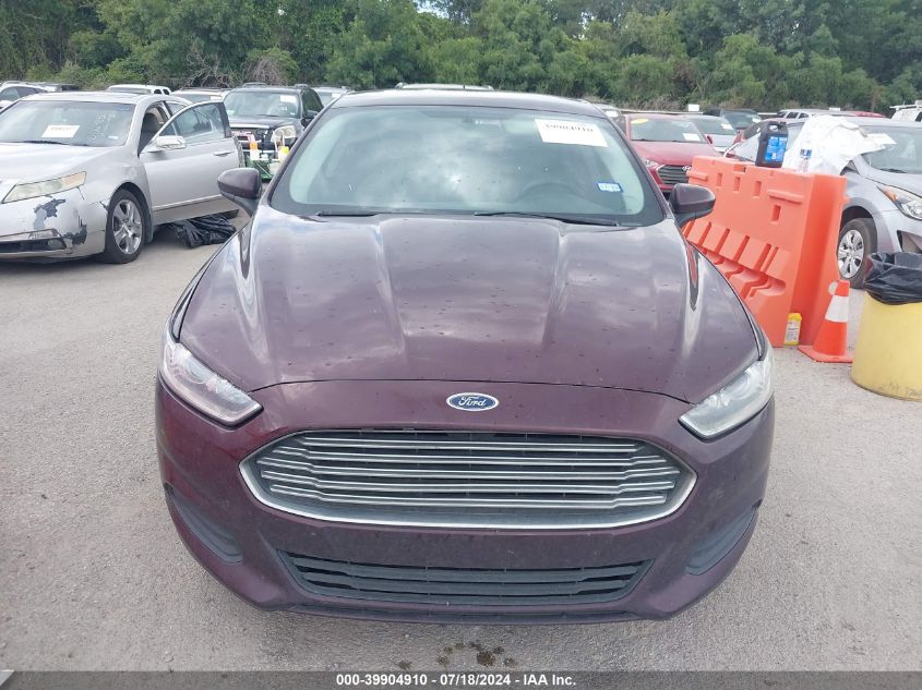 2013 Ford Fusion S VIN: 3FA6P0G78DR191459 Lot: 39904910