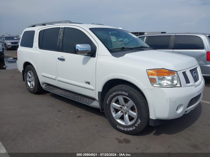 2008 Nissan Armada Se VIN: 5N1AA08C58N604248 Lot: 39904921
