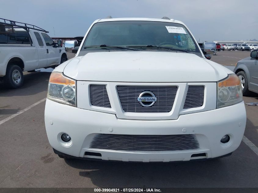 2008 Nissan Armada Se VIN: 5N1AA08C58N604248 Lot: 39904921