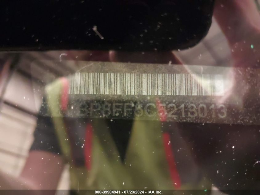 2012 Ford Mustang Gt VIN: 1ZVBP8FF5C5213013 Lot: 39904941