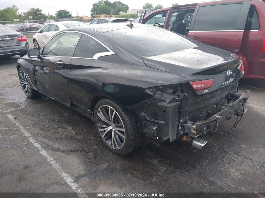 2018 Infiniti Q60 3.0T Luxe VIN: JN1EV7EL7JM391969 Lot: 39904985
