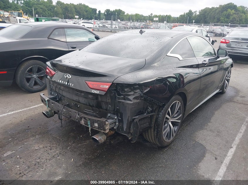 2018 Infiniti Q60 3.0T Luxe VIN: JN1EV7EL7JM391969 Lot: 39904985