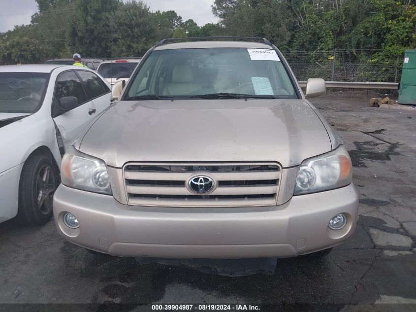 2004 Toyota Highlander V6 VIN: JTEDP21A440028840 Lot: 39904987