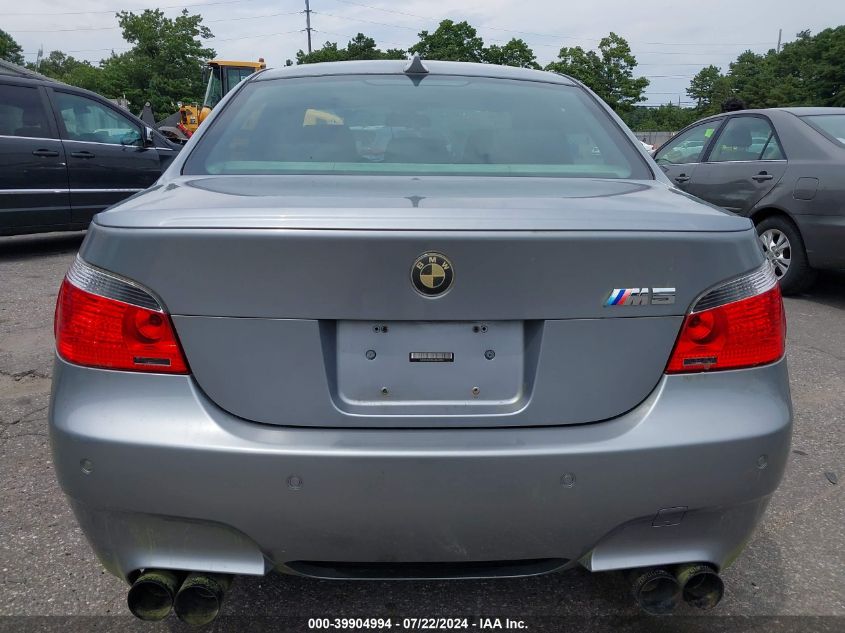 2006 BMW M5 VIN: WBSNB93526B582250 Lot: 39904994