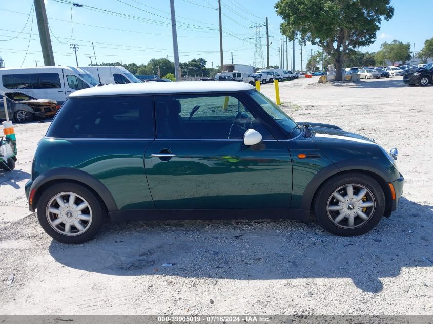 2004 Mini Cooper VIN: WMWRC334X4TJ62475 Lot: 39905019