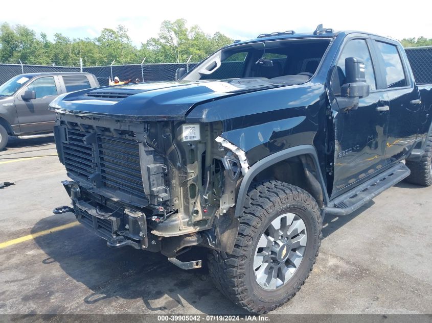 2022 Chevrolet Silverado 2500Hd 4Wd Standard Bed Custom VIN: 1GC4YME70NF143848 Lot: 39905042