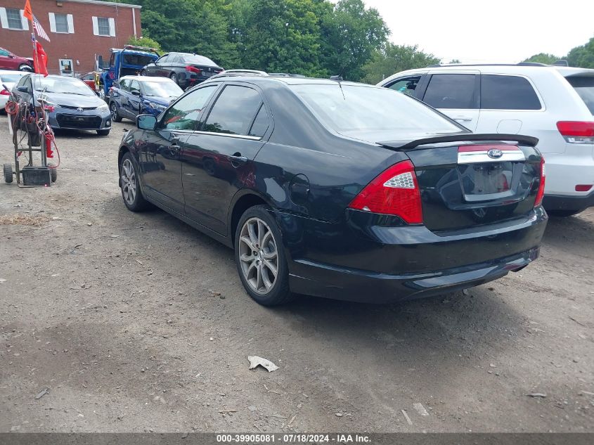 2012 Ford Fusion Sel VIN: 3FAHP0JA5CR370456 Lot: 39905081