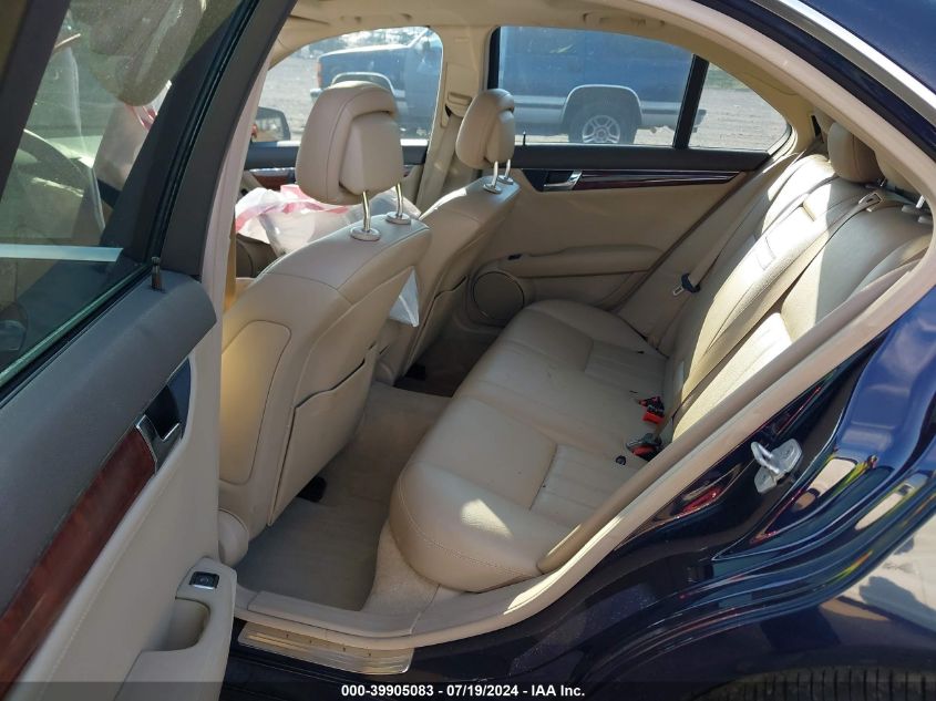 2011 Mercedes-Benz C 300 VIN: WDDGF5EB0BA510307 Lot: 39905083