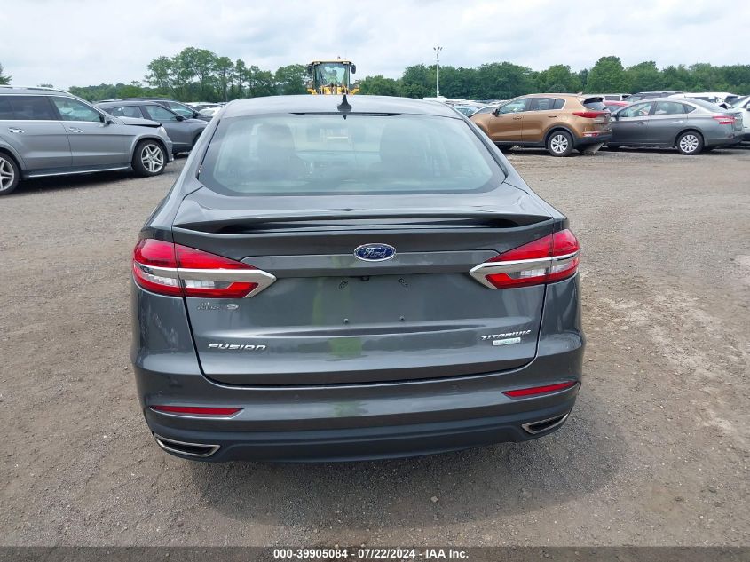 2019 Ford Fusion Titanium VIN: 3FA6P0K97KR125636 Lot: 39905084