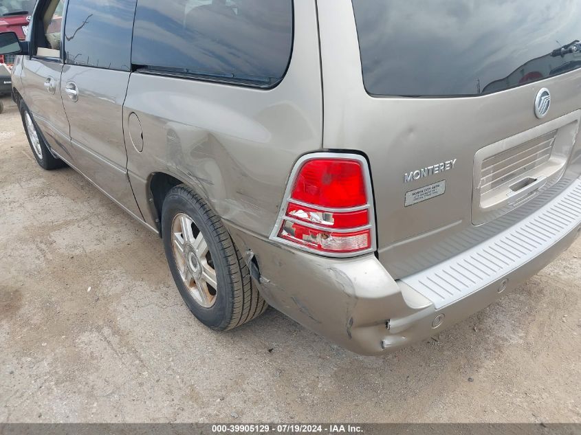 2004 Mercury Monterey VIN: 2MRZA20214BJ09697 Lot: 39905129