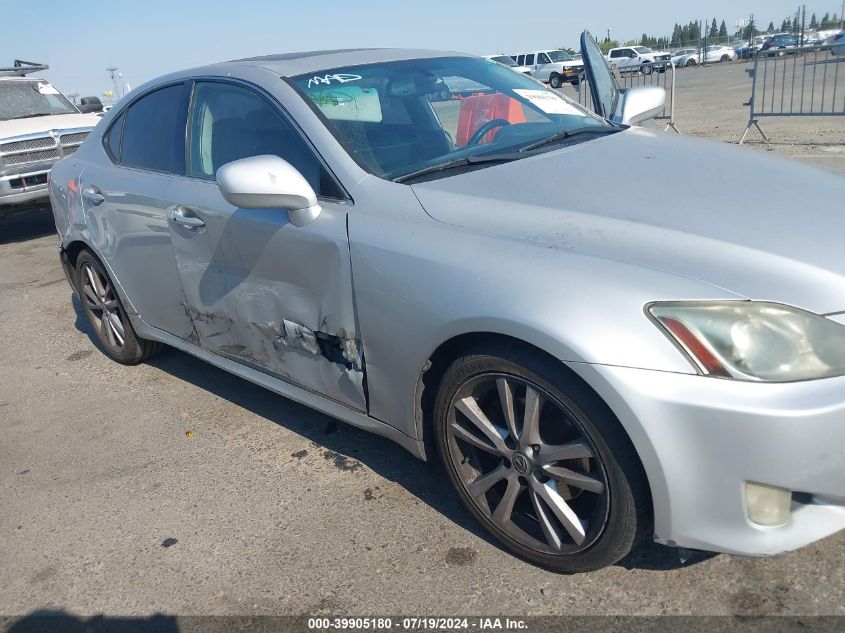 2007 Lexus Is 250 VIN: JTHBK262975040449 Lot: 39905180