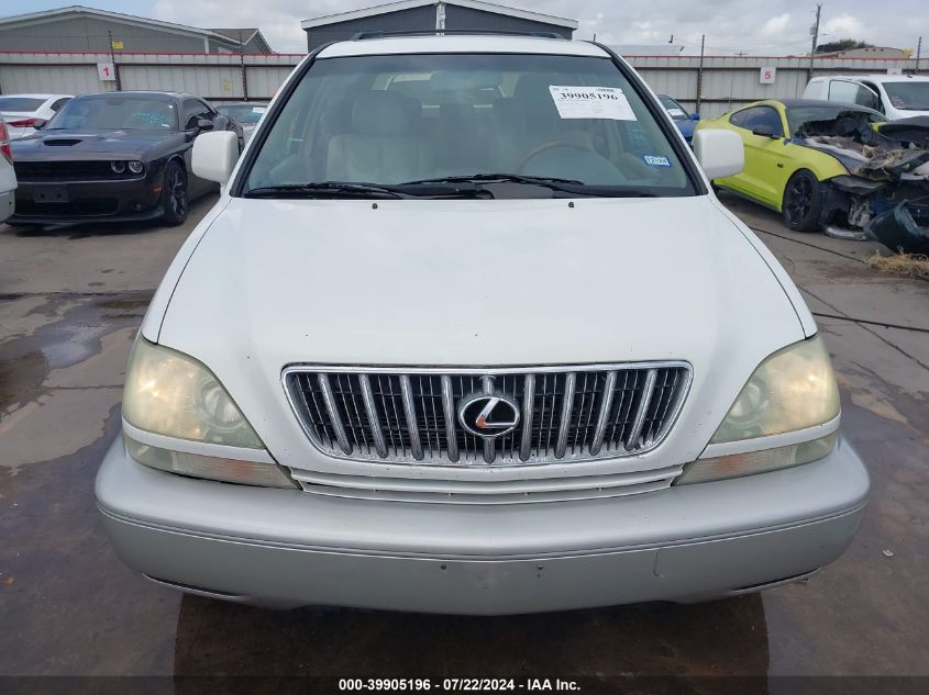 2002 Lexus Rx 300 VIN: JTJHF10U120273099 Lot: 39905196
