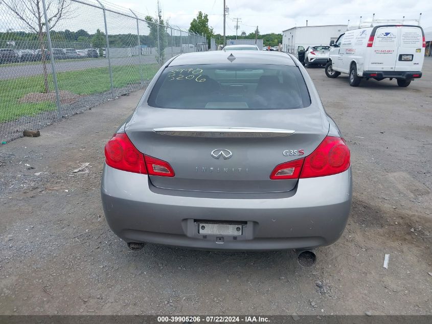 2007 Infiniti G35 Sport W/6-Speed Manual VIN: JNKBV61E17M714552 Lot: 39905206