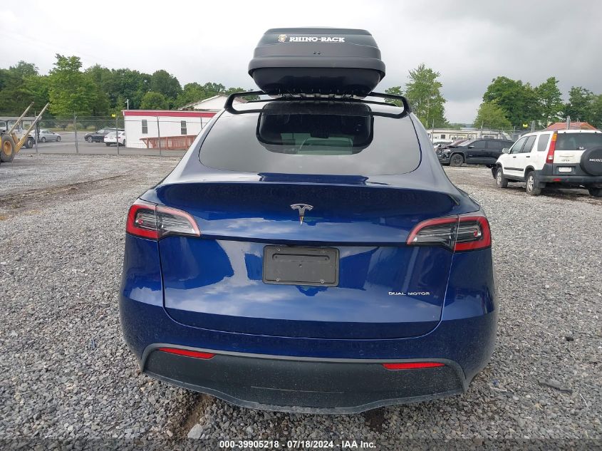 2021 TESLA MODEL Y LONG RANGE DUAL MOTOR ALL-WHEEL DRIVE - 5YJYGDEE4MF189737