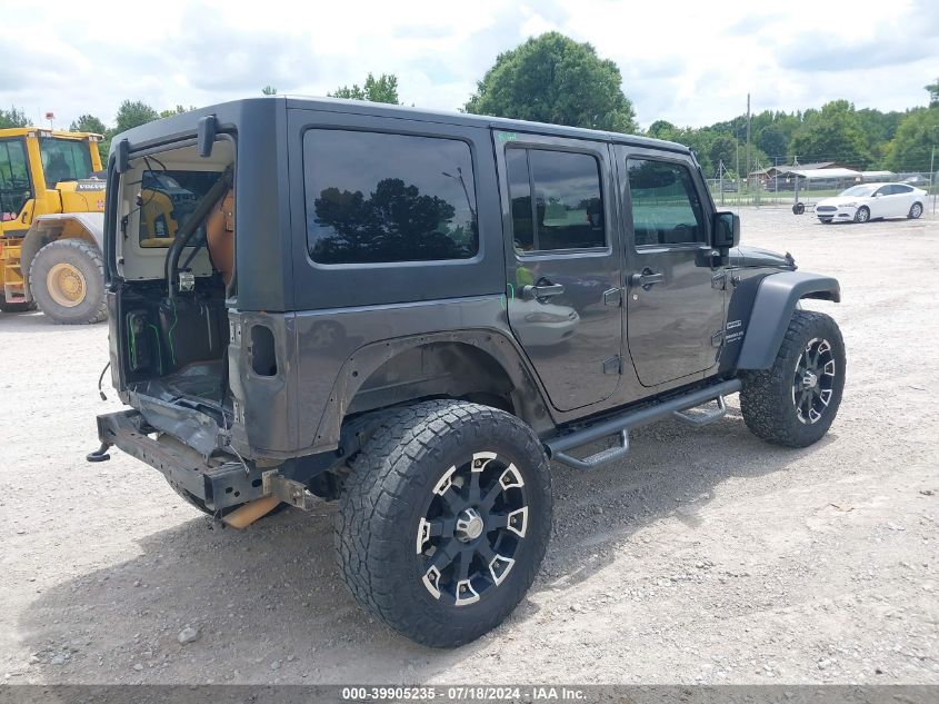 2017 Jeep Wrangler Unlimited Sport 4X4 VIN: 1C4BJWDG7HL604851 Lot: 39905235