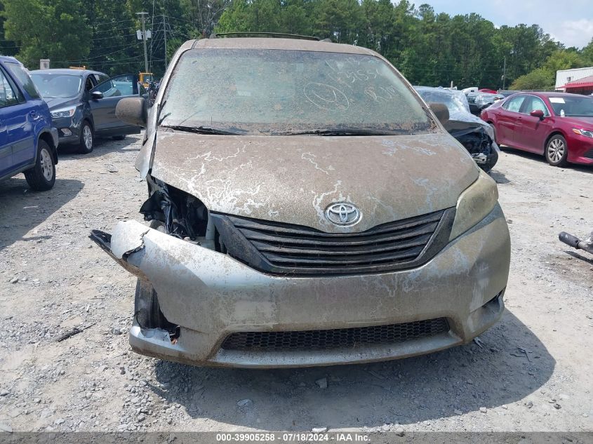 5TDZK3DCXES439556 2014 Toyota Sienna L V6 7 Passenger