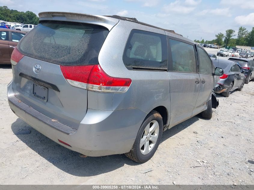 5TDZK3DCXES439556 2014 Toyota Sienna L V6 7 Passenger