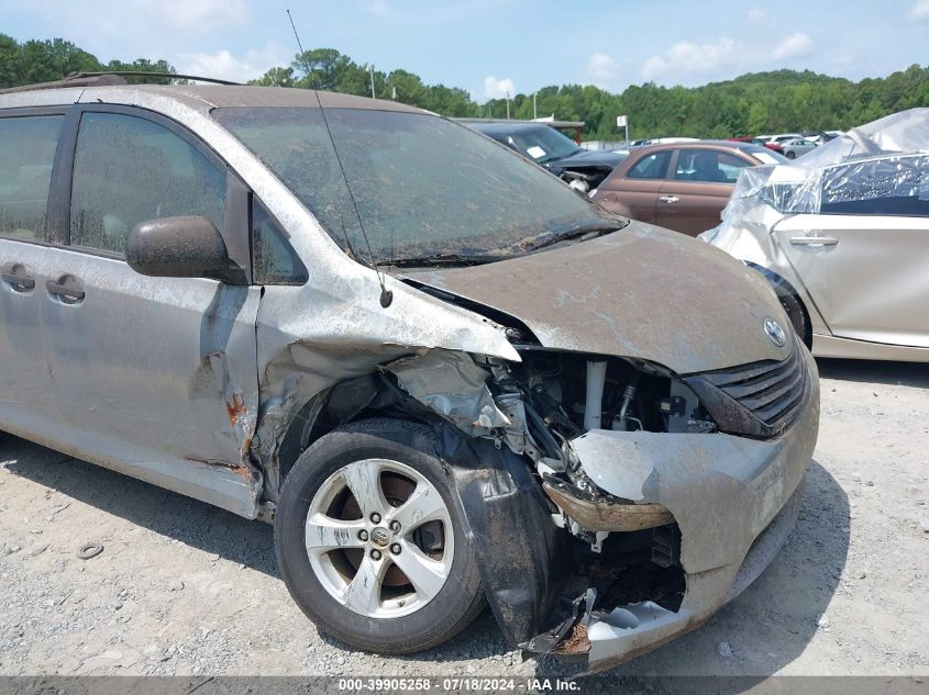 5TDZK3DCXES439556 2014 Toyota Sienna L V6 7 Passenger