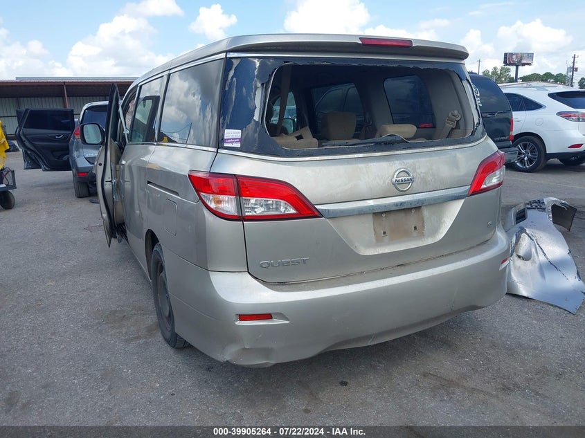 2011 Nissan Quest S VIN: JN8AE2KP6B9006075 Lot: 39905264