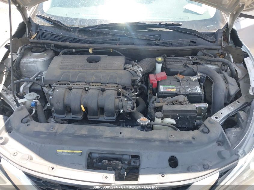 2016 Nissan Sentra S/Sv/Sr/Sl VIN: 3N1AB7AP5GY268631 Lot: 39905274