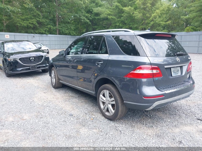 2012 Mercedes-Benz Ml 350 4Matic VIN: 4JGDA5HBXCA085831 Lot: 39905290