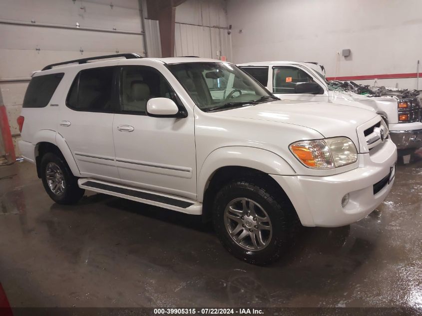 2005 Toyota Sequoia Limited V8 VIN: 5TDBT48A95S235523 Lot: 39905315