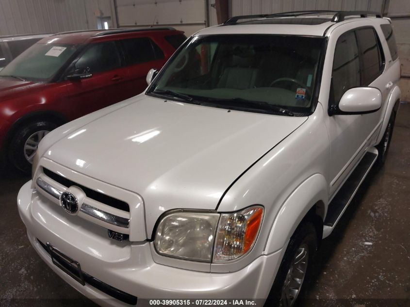 2005 Toyota Sequoia Limited V8 VIN: 5TDBT48A95S235523 Lot: 39905315