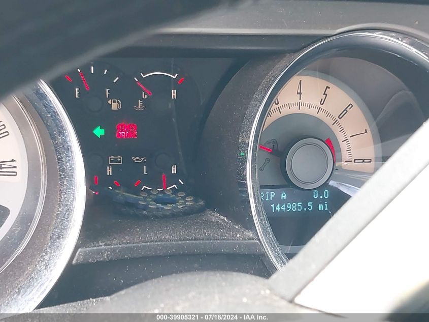 2010 Ford Mustang Gt/Gt Premium VIN: 1ZVBP8CH6A5163287 Lot: 39905321