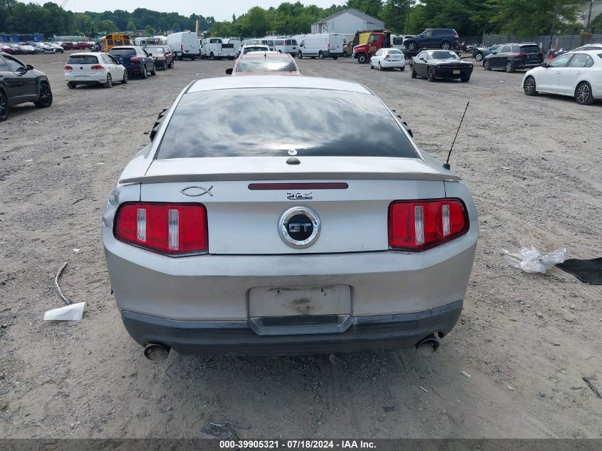 2010 Ford Mustang Gt/Gt Premium VIN: 1ZVBP8CH6A5163287 Lot: 39905321