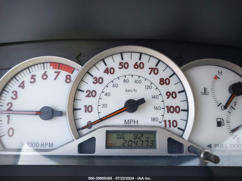 2005 Toyota Corolla S VIN: 1NXBR32E75Z376327 Lot: 39905365