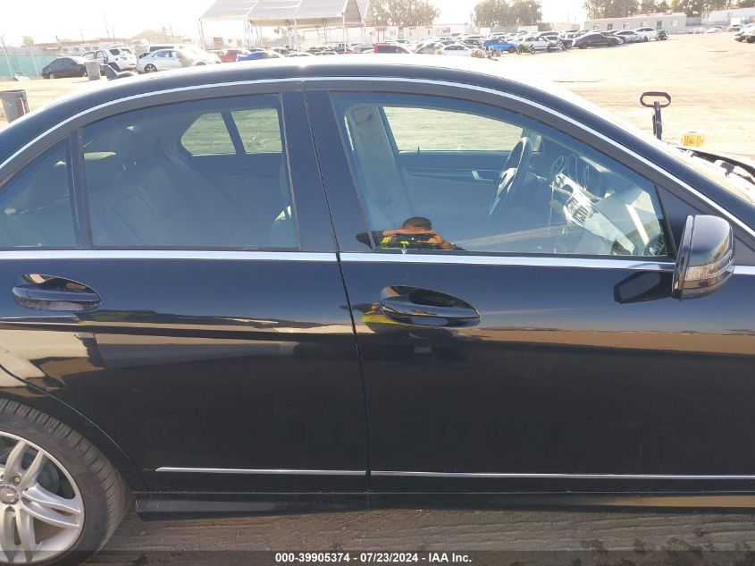 2012 Mercedes-Benz C 250 Luxury/Sport VIN: WDDGF4HB7CR234653 Lot: 39905374