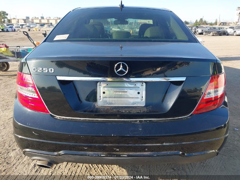 2012 Mercedes-Benz C 250 Luxury/Sport VIN: WDDGF4HB7CR234653 Lot: 39905374