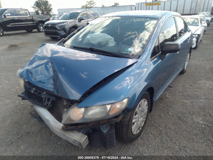 2010 Honda Civic Vp VIN: 19XFA1F33AE079803 Lot: 39905379