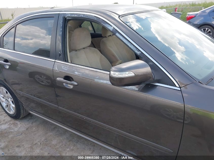 2009 Kia Optima Lx VIN: KNAGE228195298750 Lot: 39905380