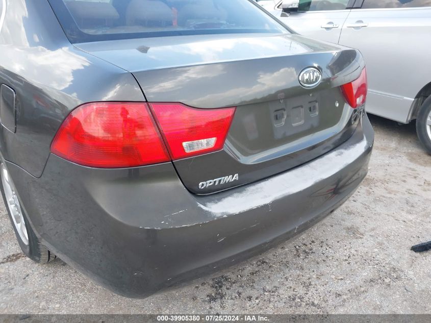 2009 Kia Optima Lx VIN: KNAGE228195298750 Lot: 39905380